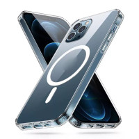 قاب مدل مگ سیف شفاف مناسب برای گوشی موبایل اپل Iphone 12pro max