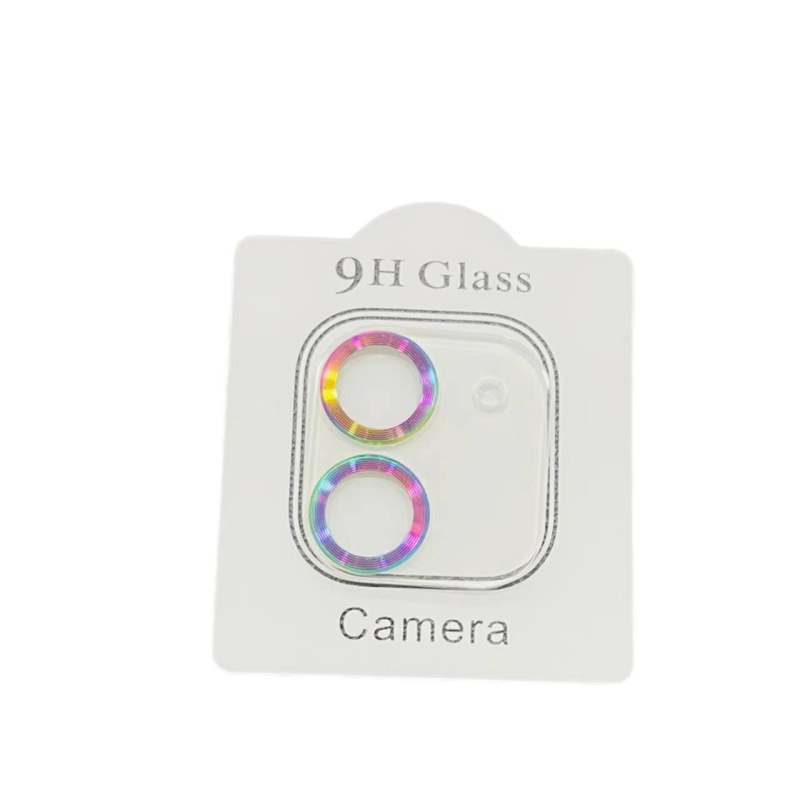 محافظ لنز دوربین مدل رینگ هولوگرامی مناسب برای گوشی موبایل اپل Iphone 12